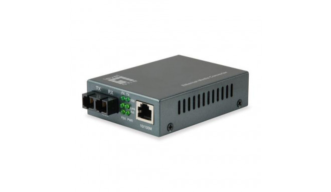 LevelOne RJ45 to SC Fast Ethernet Media Converter, Single-Mode Fiber, 1310nm, 20km
