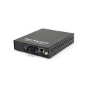 LevelOne RJ45 to SC Managed Fast Ethernet Media Converter, Single-Mode Fiber, 20km