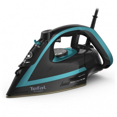 Tefal Puregliss FV8066 Dry &amp; Steam iron Durilium AirGlide Autoclean soleplate 3000 W Black, 