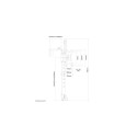 Neomounts FPMA-CH100BLACK Monitor arm 10-30&quot; - for separation wall - rotatable