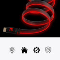 Floating Grip FG-HDMILED-300-RED HDMI cable 3 m HDMI Type A (Standard) Black