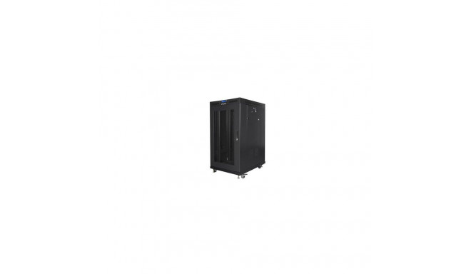Lanberg FF01-8022-23BL rack cabinet 22U Freestanding rack Black
