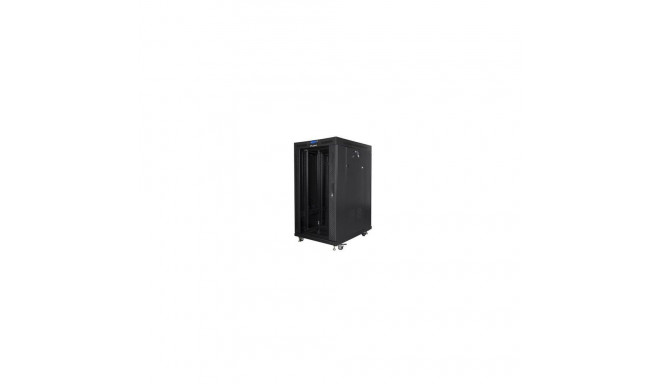 Lanberg FF01-8022-12BL rack cabinet 22U Freestanding rack Black