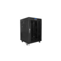 Lanberg FF01-6615-12BL rack cabinet 15U Freestanding rack Black