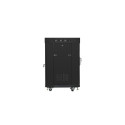 Lanberg FF01-6615-12BL rack cabinet 15U Freestanding rack Black
