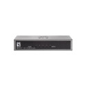 LevelOne 5-Port Fast Ethernet Switch, 1 x SC Multi-Mode Fiber
