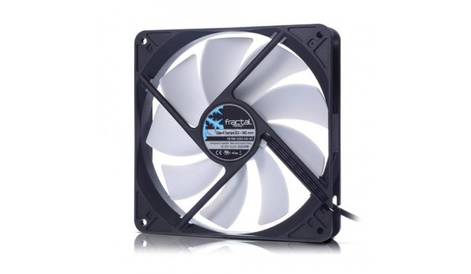 Fractal Design Silent Series R3 140mm Computer case Fan 14 cm Black, White