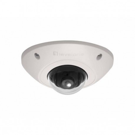LevelOne GEMINI Fixed Dome IP Network Camera, 2-Megapixel, 802.3af PoE, Vandalproof, Indoor/Outdoor