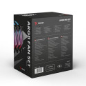Savio FAN-01 4-pack 120mm ARGB fan including controller and remote control Computer case Black