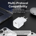 Vention 1-port USB-C GaN Charger(30W) EU-Plug White