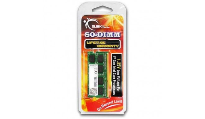 G.Skill 4GB DDR3-1600 memory module 1 x 4 GB 1600 MHz