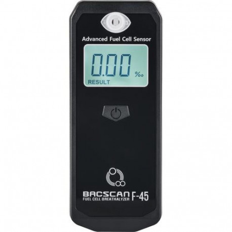 BACscan F-45 alcohol tester 0 - 4% 1% Black