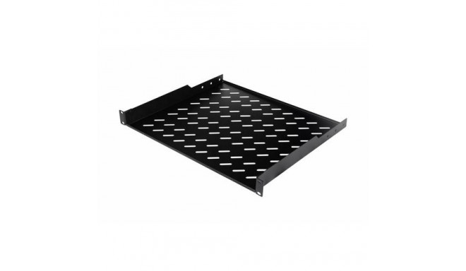 Equip Fixed Shelf 19', 1U, 600MM, Black