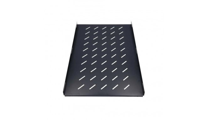 Extralink Fixed shelf 1U 750mm Black 19&quot;, 752 x 472mm, for 1000mm depth cabinets