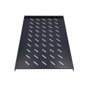 Extralink Fixed shelf 1U 750mm Black 19&quot;, 752 x 472mm, for 1000mm depth cabinets