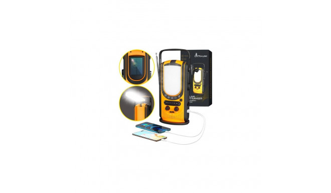 Extralink Powerbank Power Ranger EPS-6000 6000mAh, FM Radio, LED Light, Hand Crank, Solar panel