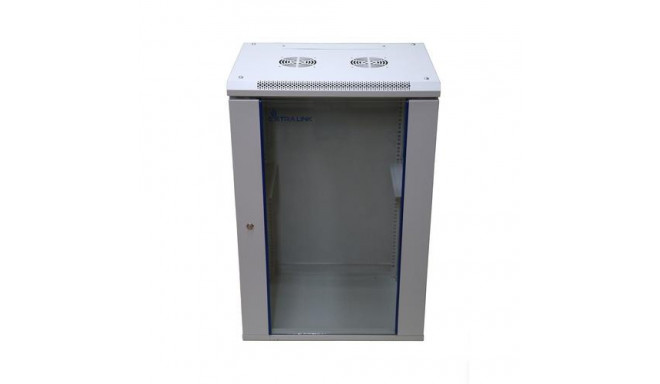 Extralink Rackmount cabinet 18U 600x600 Gray wall mounted