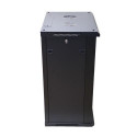 Extralink Rackmount cabinet 18U 600x600 Black wall mounted