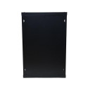Extralink Rackmount cabinet 18U 600x600 Black wall mounted