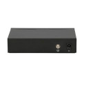 Extralink PoE Switch EUROS V2 4x 100Mb/s PoE/PoE+, 2x RJ45 Uplink 100Mb/s, 60W