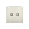 Extralink Rackmount cabinet 6U 600x600 ASP Gray wall mounted, metal door