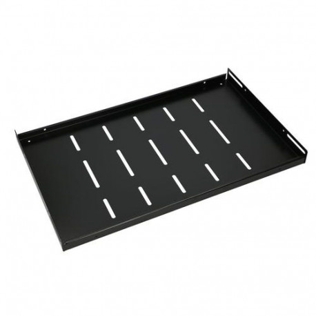 Extralink Shelf 1U 300mm Black 19", for wall cabinets