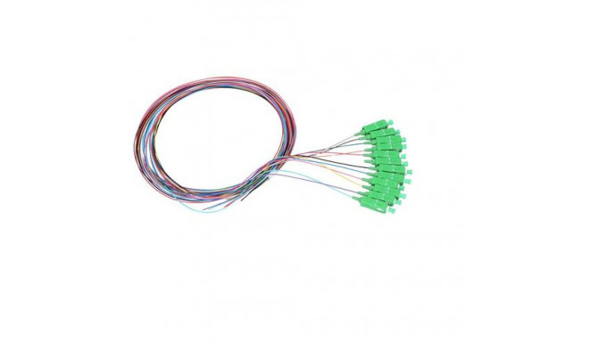 Extralink Pigtail set SC/APC Single mode, 900um, G.657A1, 1,5m, 12 pcs, 12 colours