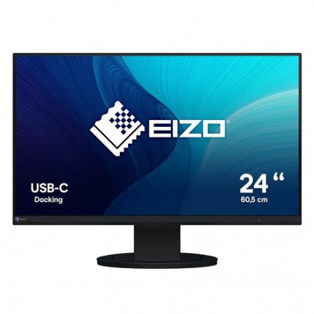 EIZO FlexScan EV2480-BK computer monitor 60.5 cm (23.8") 1920 x 1080 pixels Full HD LCD Bla