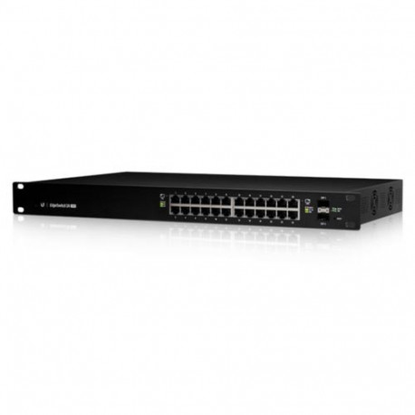 Ubiquiti EdgeSwitch 24 250W Managed L2/L3 Gigabit Ethernet (10/100/1000) Power over Ethernet (PoE) 1