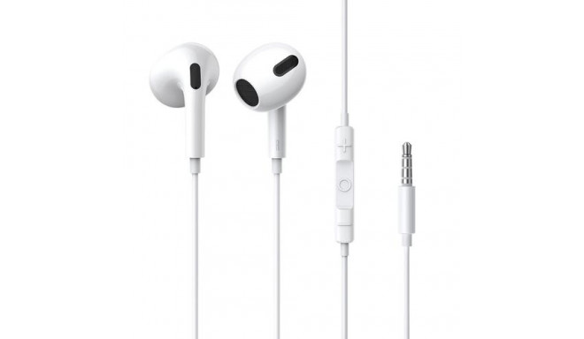 Baseus H17 Headset Wired In-ear Calls/Music White