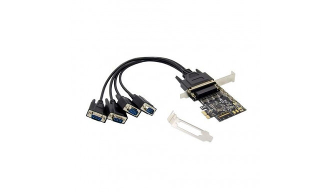 Conceptronic 4-Port DB9 RS232 Serial PCIe Card