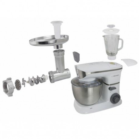Esperanza EKM025 food processor 1000 W 5 L Stainless steel, White