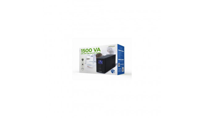 Gembird EG-UPS-034 uninterruptible power supply (UPS) Line-Interactive 1.5 kVA 900 W 3 AC outlet(s)