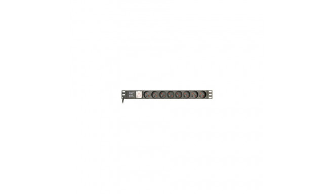 Gembird EG-PDU-014-FC14 power distribution unit (PDU) 8 AC outlet(s) 1U Black