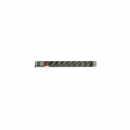 Gembird EG-PDU-014 power distribution unit (PDU) 8 AC outlet(s) 1U Black