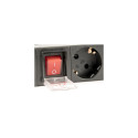 Gembird EG-PDU-014-C14 power distribution unit (PDU) 8 AC outlet(s) 1U Black