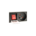 Gembird EG-PDU-014-FC14 power distribution unit (PDU) 8 AC outlet(s) 1U Black