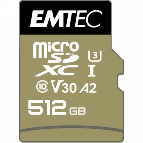Emtec ECMSDM512GXC10SP memory card 512 GB MicroSDXC UHS-I Class 10