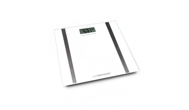 Esperanza Samba Rectangle White Electronic personal scale