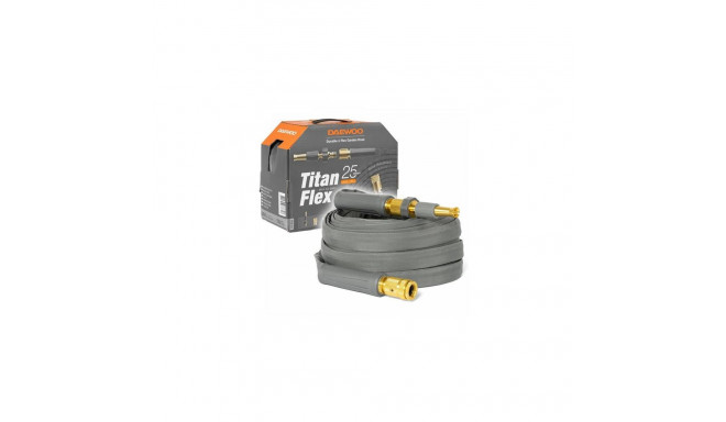 Daewoo DWH9124 garden hose 25 m Metal, Polyvinyl chloride (PVC), Textile Grey