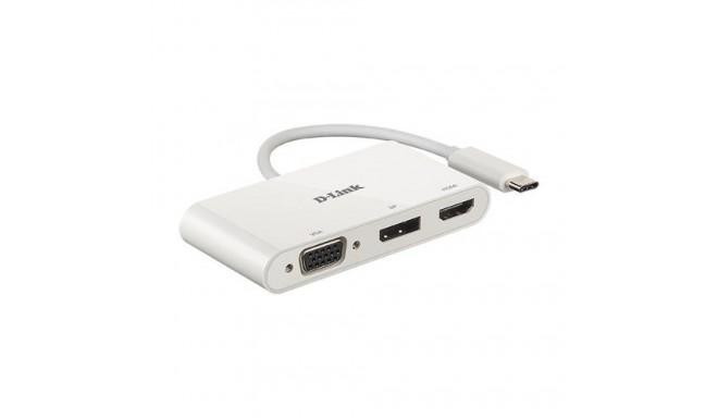D-Link DUB-V310 laptop dock/port replicator Wired USB 3.2 Gen 1 (3.1 Gen 1) Type-C White