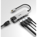 D-Link DUB-M520 laptop dock/port replicator Wired Thunderbolt 3 Aluminium
