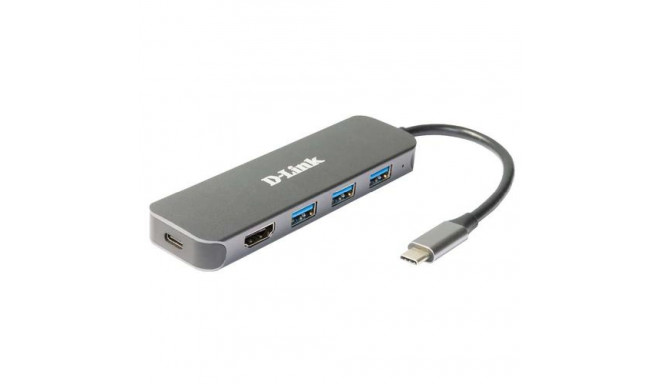 D-Link 5-in-1 USB-C Hub with HDMI/Power Delivery