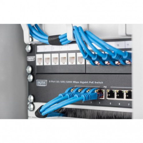 Digitus 10" Gigabit 8-Port Unmanaged PoE+ Switch