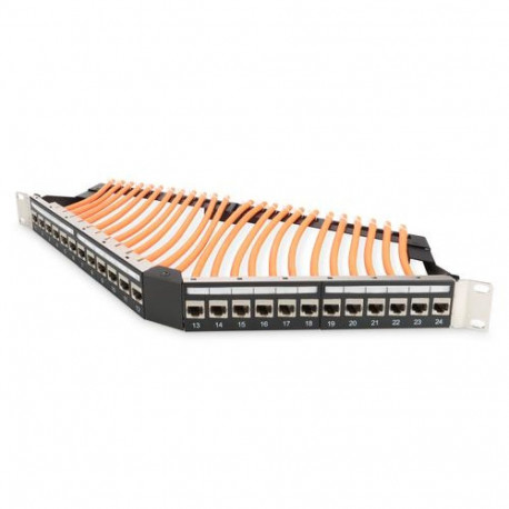 Digitus CAT 6A Keystone module, shielded with intelligent cable manager, set (24 pieces)