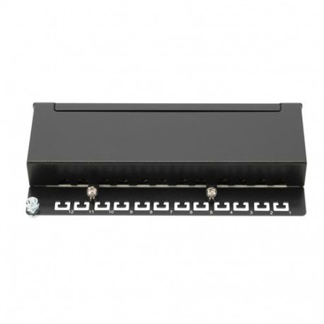 Digitus Desktop CAT 6A, class EA patch panel, shielded, black