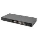 Digitus 24 Port 10/100/1000 + 4SFP+ UPLINK Switch, 19&quot;, L2+ Features