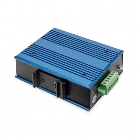 Digitus 4 port Fast Ethernet network switch, industrial, unmanaged, 1 SFP FE uplink