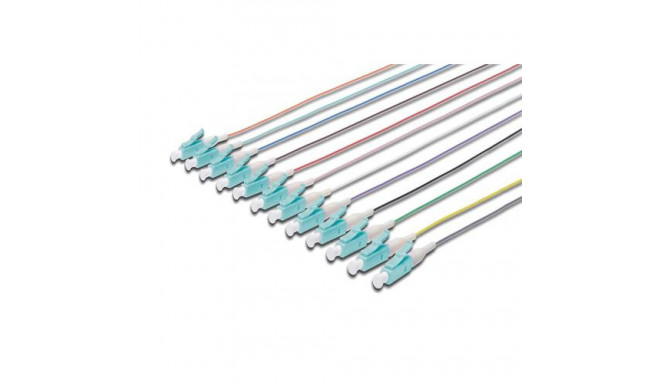 Digitus colored pigtails, LC OM3 50/125 µ, Simplex