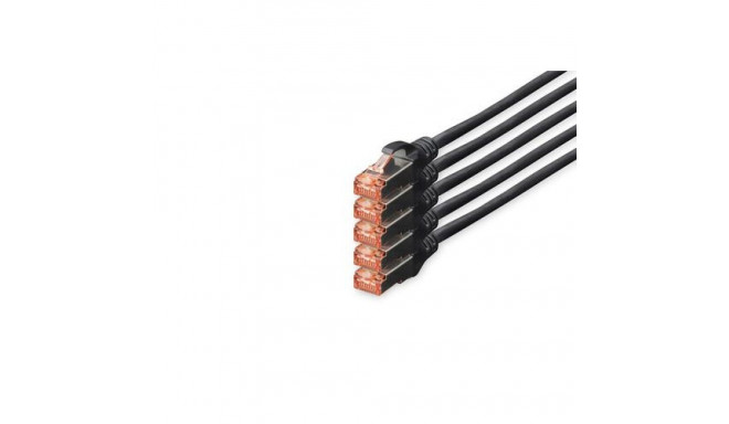 Digitus CAT 6 S/FTP patch cable, 5 pieces